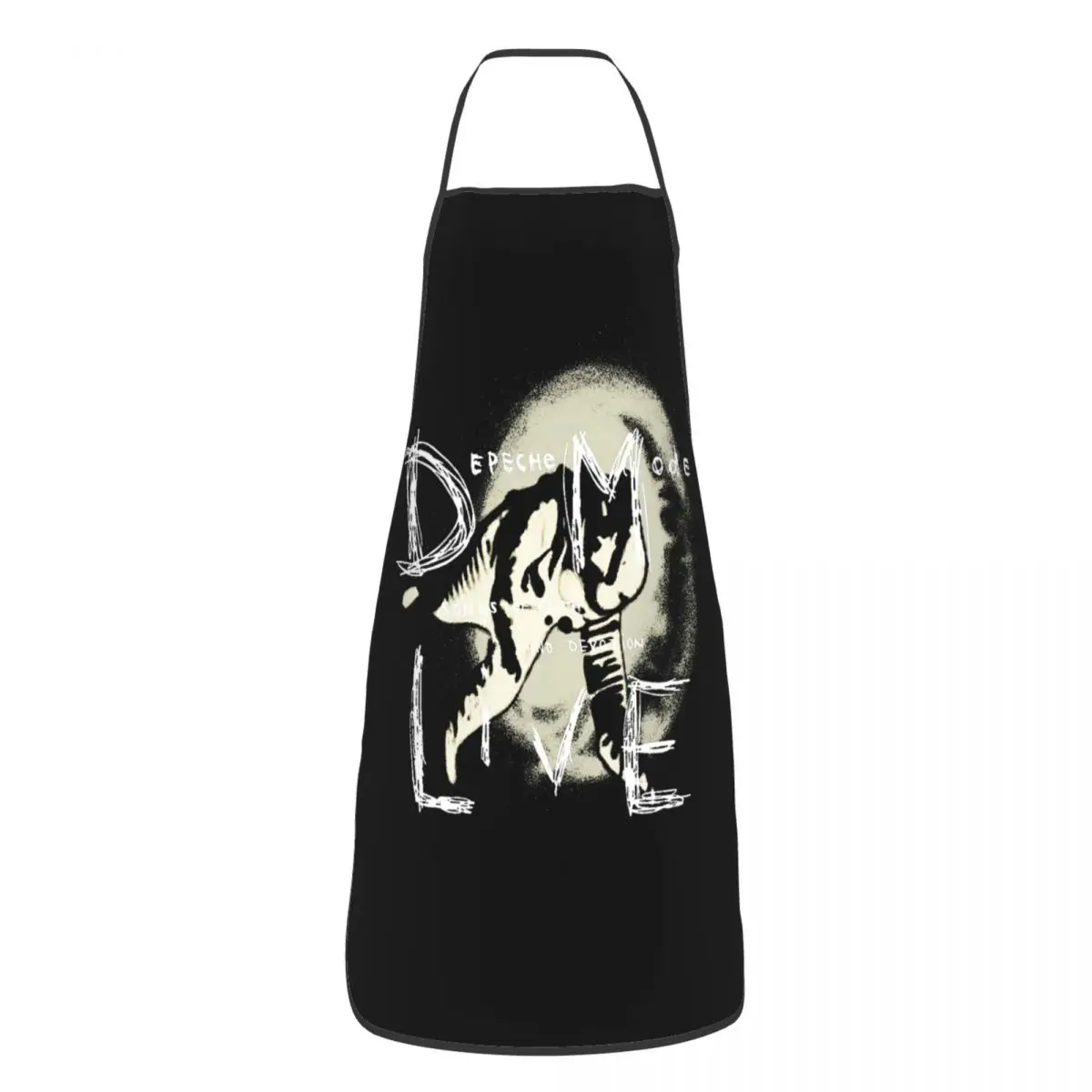 Custom Unisex Electronic Rock Depeche Cool Mode Kitchen Chef Cooking Baking Apron Women Men Tablier Cuisine for Gardening