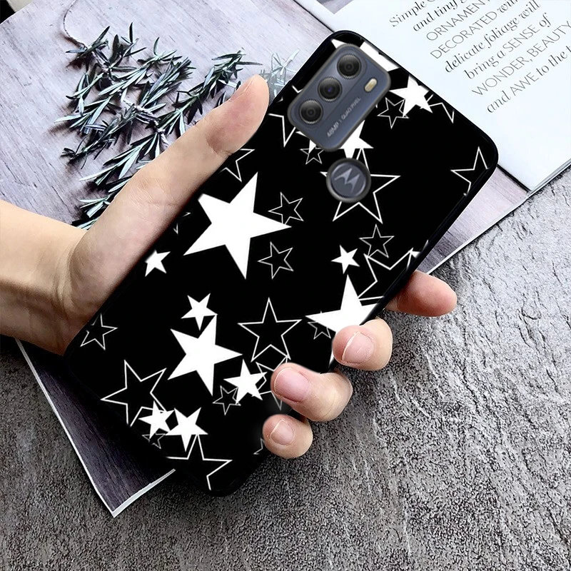 

Cow zebra Leopard Dot Black Phone Case For Motorola G Stylus 5G G Play G35 G45 G54 G24 G86 G04S E13 E14 E32 E32S