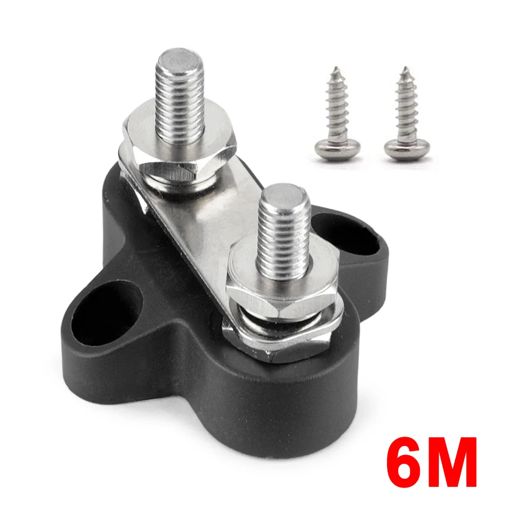 Barre Bus 12-48V Qwork QWORK® 180A 12-48V Bus Bar - Pernos De Terminal De 6 Mm - Con 32 Terminales De Cable - Para Módulos De Alta Potencia Para Automóvil RV Yacht Barre Bus 12-48V Qwork QWORK® 180A 12-48V Bus Bar - Pernos De Terminal De 6 Mm - Con 32 Terminales De Cable - Para Módulos De Alta Potencia Para Automóvil RV Yacht