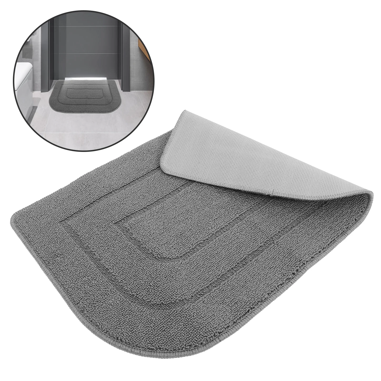 

Absorbent Kitchen Floor Mat Non-Skid Lightweight Washable Decorative Rug for Kitchen Laundry Living Room Household Use