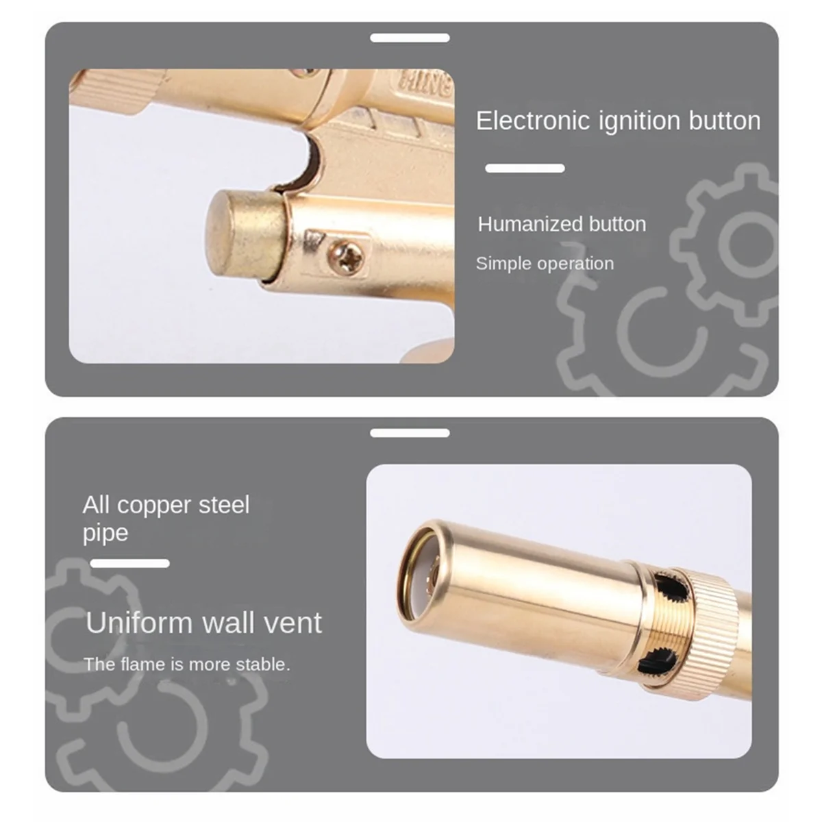 A71P 911 ท่อทองแดง,Cassette ถังแก๊ส,แบบพกพาบาร์บีคิวเบเกอรี่,กลางแจ้ง Camping IGNITION บาร์บีคิว Flamethrower 911C