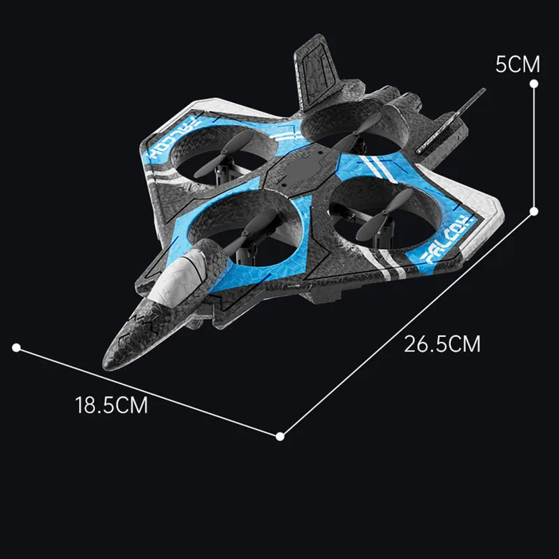 Avión de juguete con Control remoto de espuma, aeromodelo de combate, cuadricóptero flotante de altura fija, combate anticolisión, regalos para niños