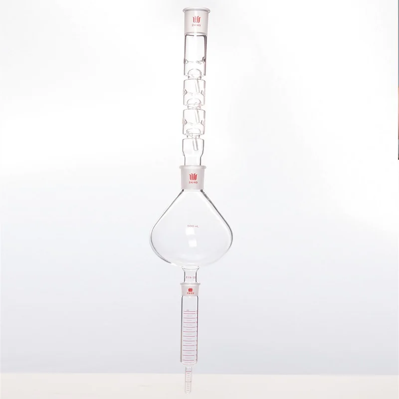 SYNTHWARE KD distillation unit, Kuderna Danish Distillation Unit, Complete equipment, Borosilicate glass, KD