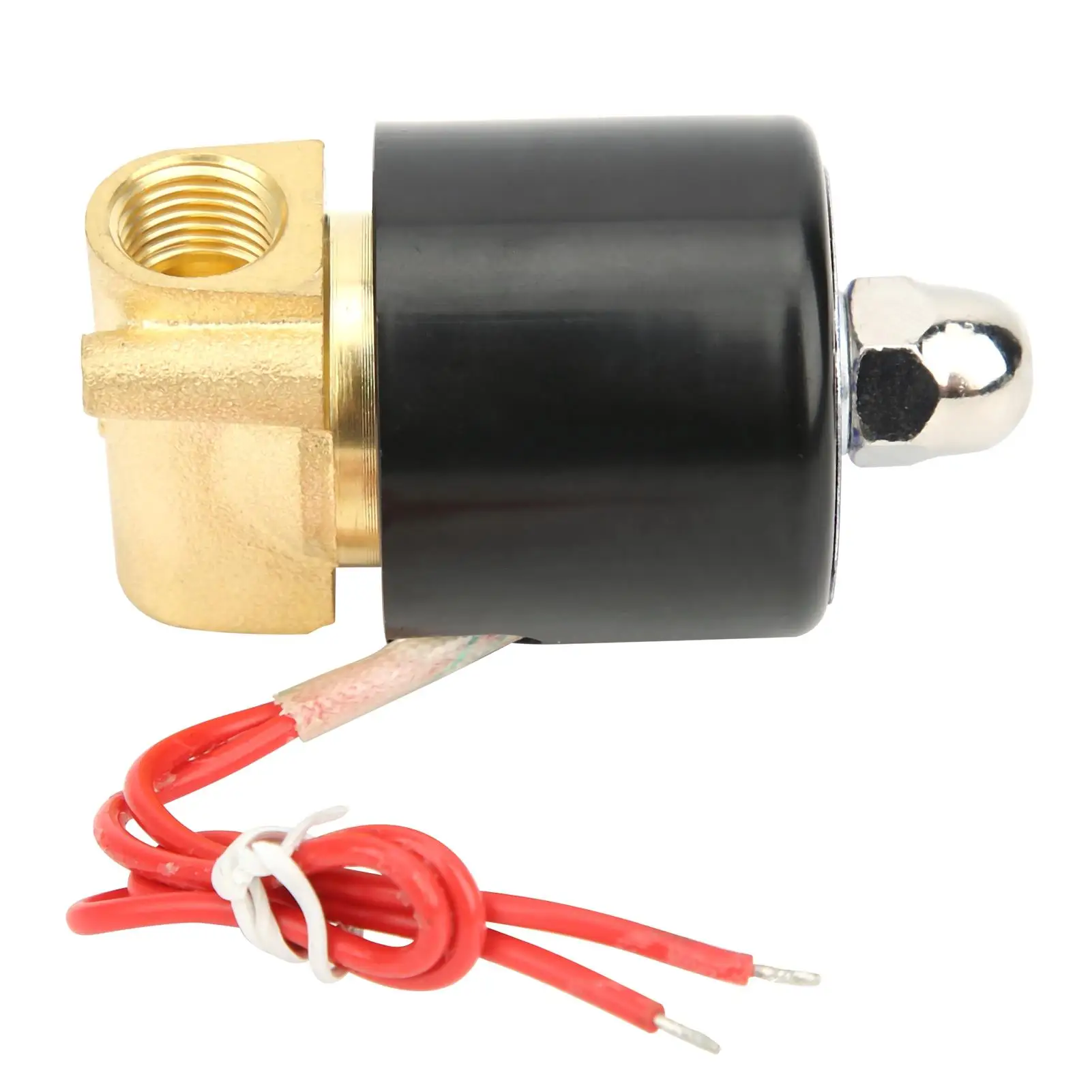 

Brass Oil Water 12V 24V 110V 220V - G1/4in Two-Way Solenoid Electrovalve