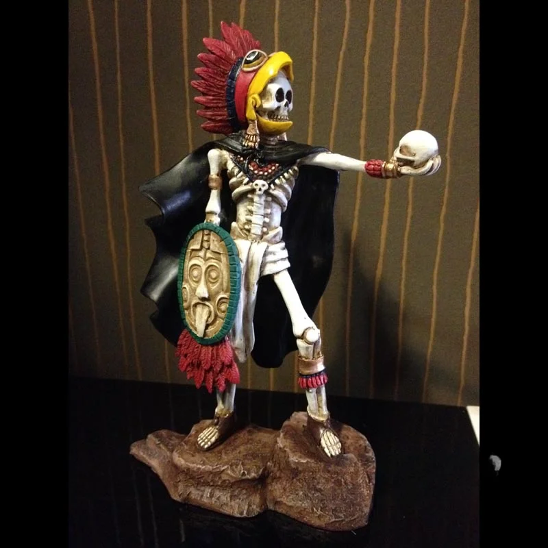 

Native American Aztec Skull Warriors Ornament Tour to Celebrate Halloween