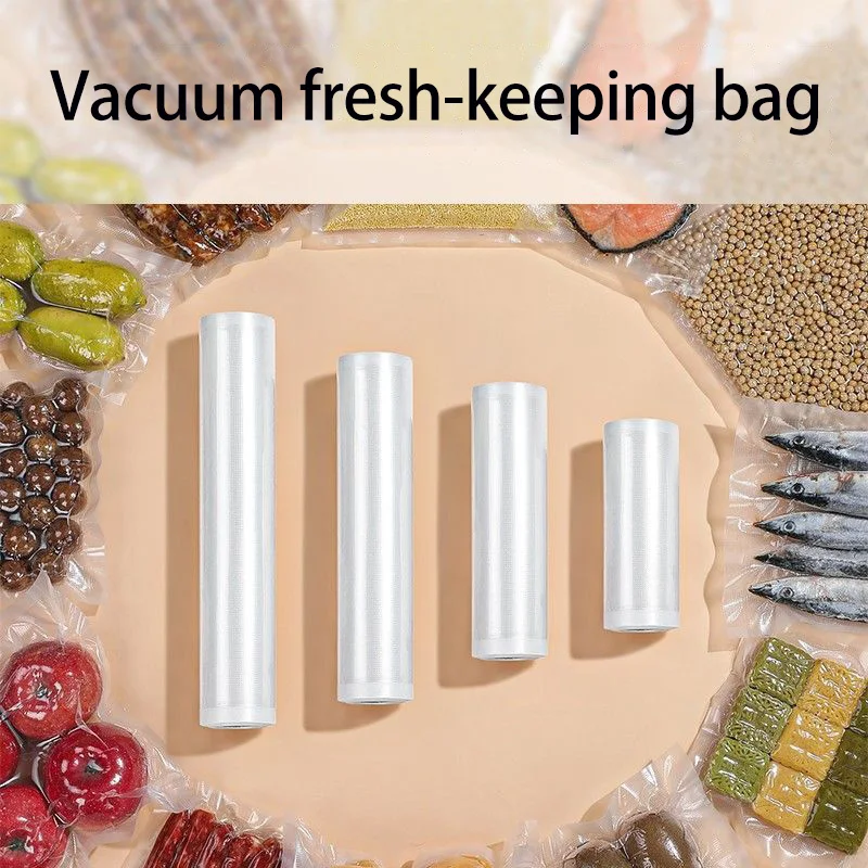 

5 meters food vacuum bag, food vacuum fresh-keeping bag, family kitchen food bag, thickened texture can be cut at will
