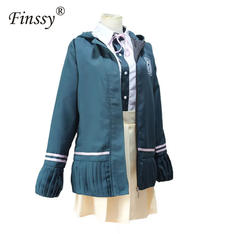 Uniforme de Anime Danganronpa Nanami ChiaKi para estudiantes de secundaria, disfraz de Cosplay, chaqueta de manga larga, Falda corta Loli