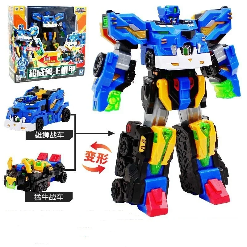 Five Modes Super Dino Power Mini Force Transformation Robot to Car Toys Action Figures Mini Force X Deformation Airplane Toy