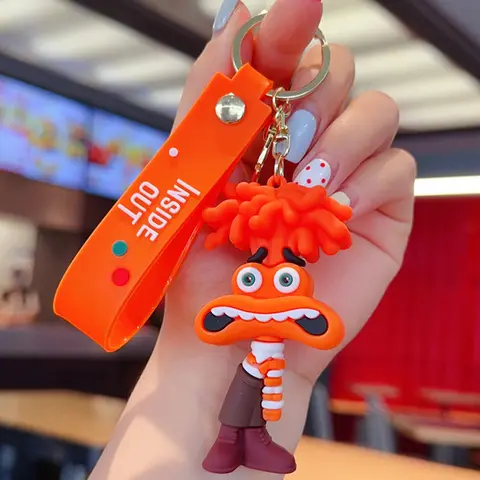 10 st Disney Inside Out barnleksaksfigur sorg glädje ilska actiondocka leksakstårta dekorativ skrivbordsprydnad barn födelsedagspresent 6 best sales Inifrån och ut Pixar - №6