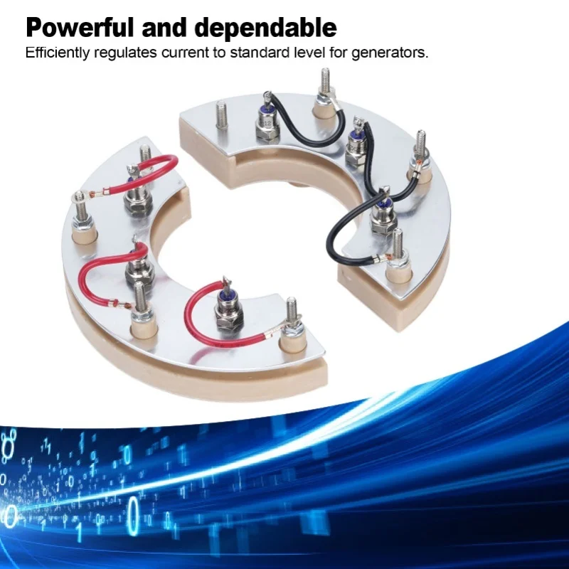 25A Rotating Rectifier Module Bridge Rectifier Stainless Steel Professional Voltage Regulator Rectifier For RSK2001 Generator