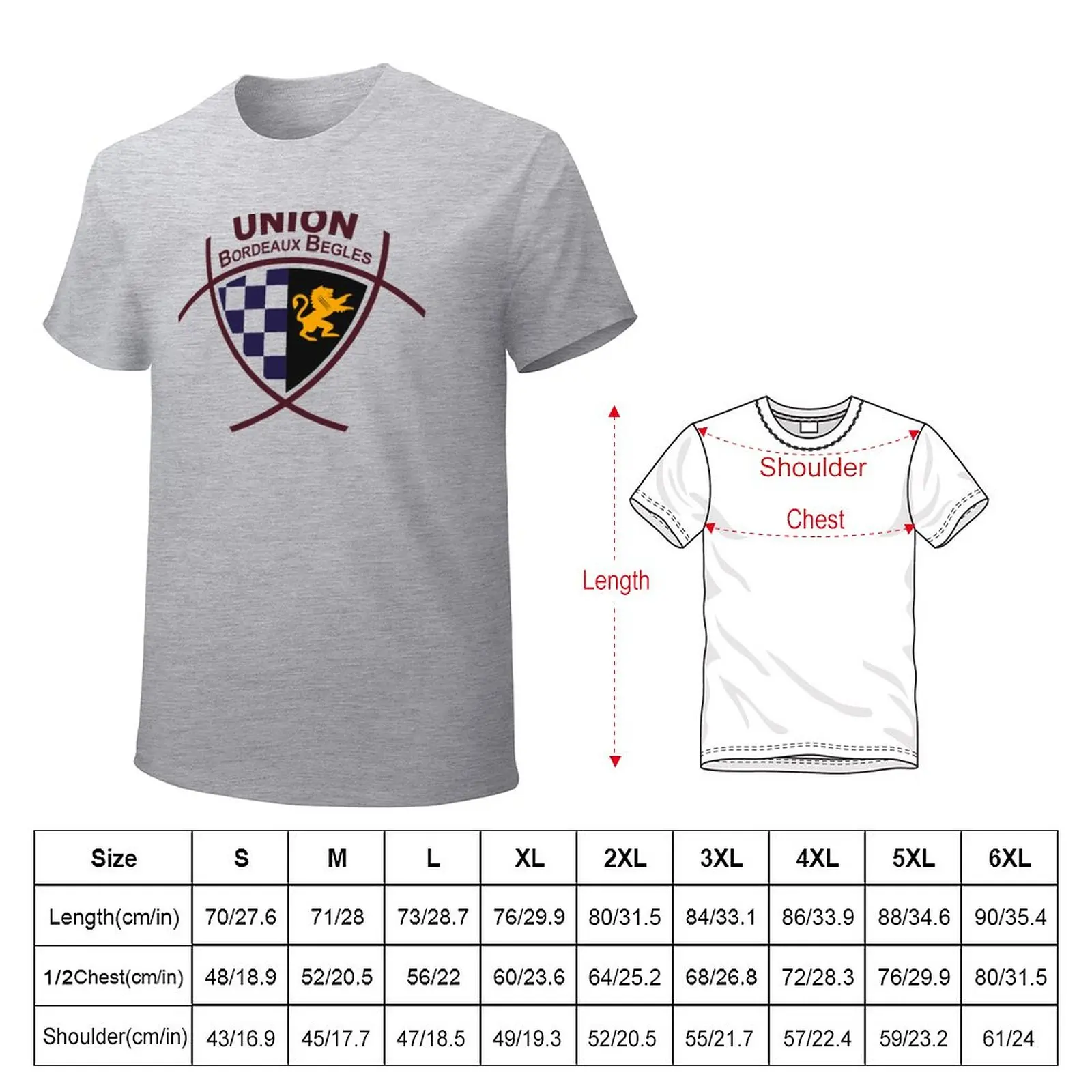 Union Bordeaux Begles T-Shirt oversized t shirts custom t shirt sublime t shirt t shirts for men