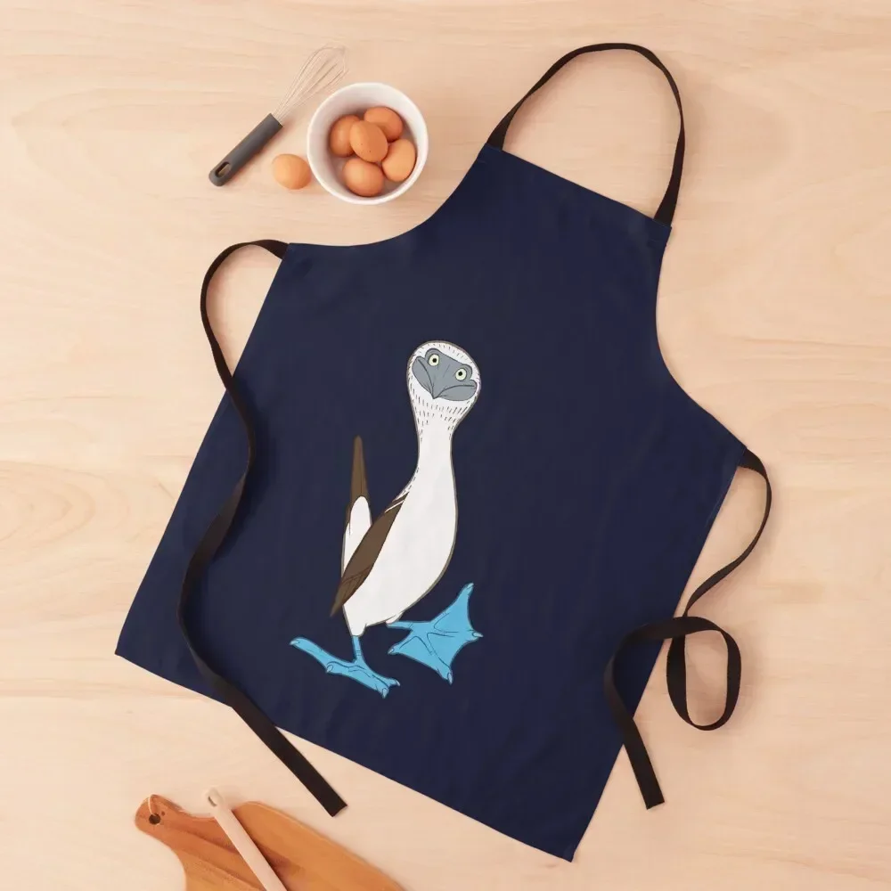 

Blue-footed booby Apron painters chefs Apron