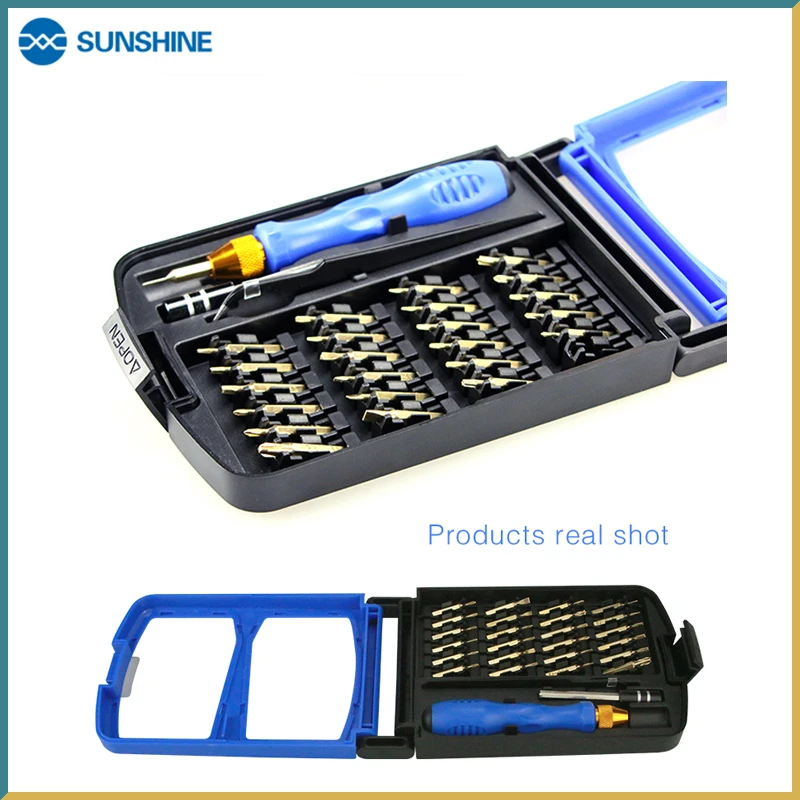 SUNSHINE 27 in 1 Screwdriver Bit Screw driver Set Phillips Screw Multi-function Precision Mobile Phone Repair Hand Tools Torx