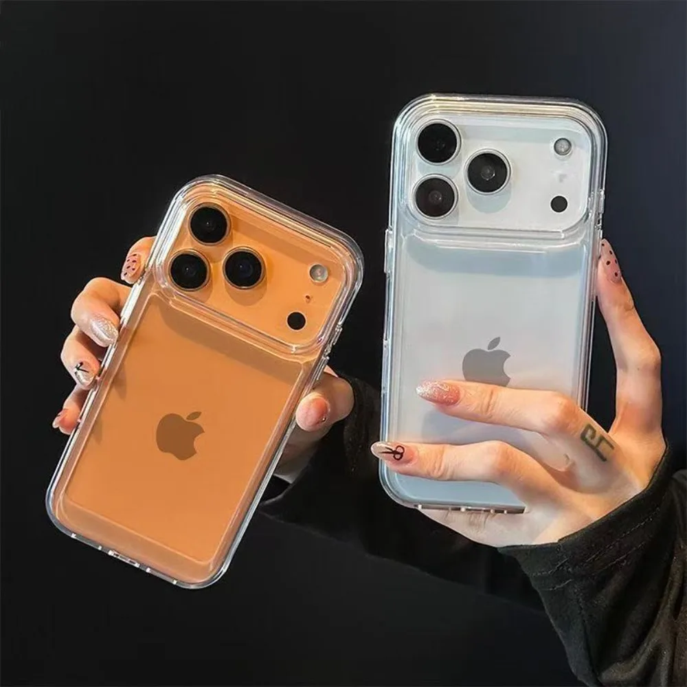 Luxuriöse, transparente Silikon-Handyhülle für iPhone 18 Pro, 17 Air, 17 Pro, 16 Pro Max, 15, 14, 13, 12, 11 Pro Max Plus – stoßfeste Schutzhülle. – Detail 6