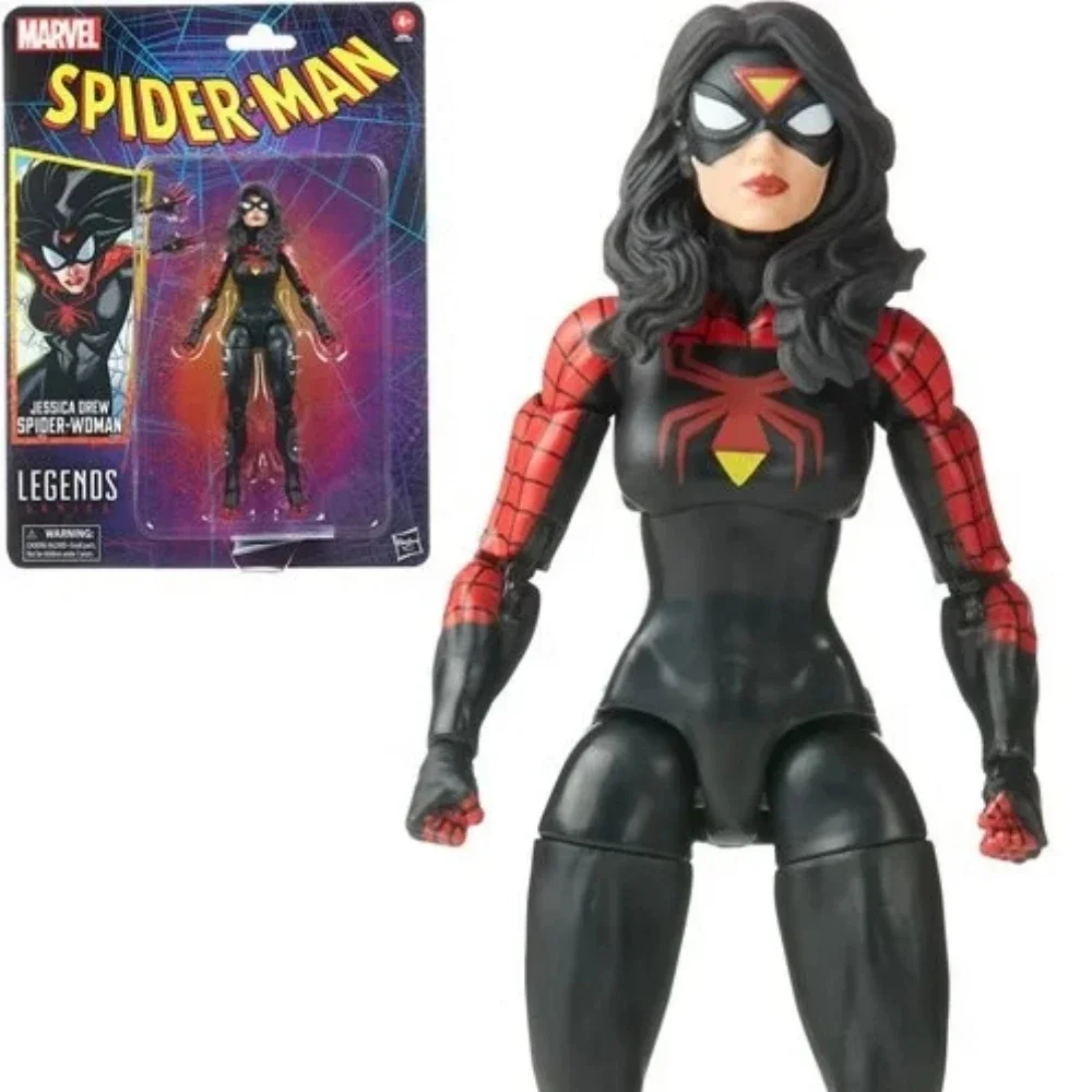 

In Stock Ml Marvel Legends 1/12 Vintage Hanging Card Spider-Man Ben Riley Tarantula Original Jessica Rose 6-Inch Surprise Gifts