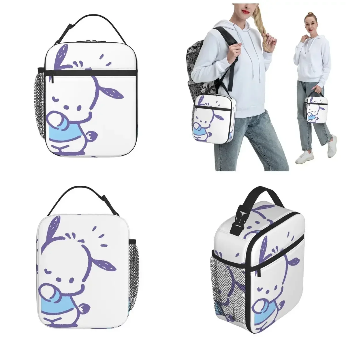 Cute Wink Insulated Lunch Bag Cooler Bag Meal Container Portable Tote Lunch Box Bento Pouch Office Outdoor