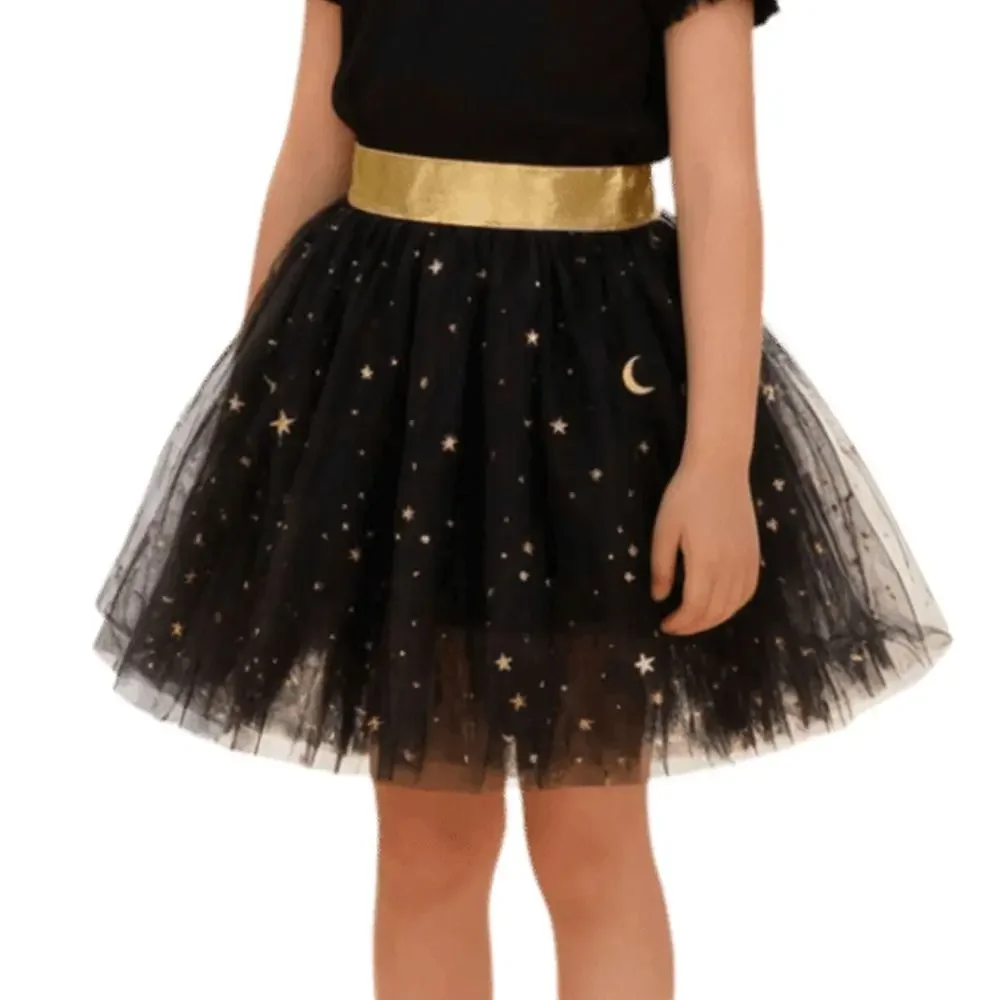 الفتيات ارتداء النجوم بريق الاطفال التنانير الترتر البسيطة طول الفتيات توتو التنانير مرونة الخصر الرقص التنانير أداء الرقص