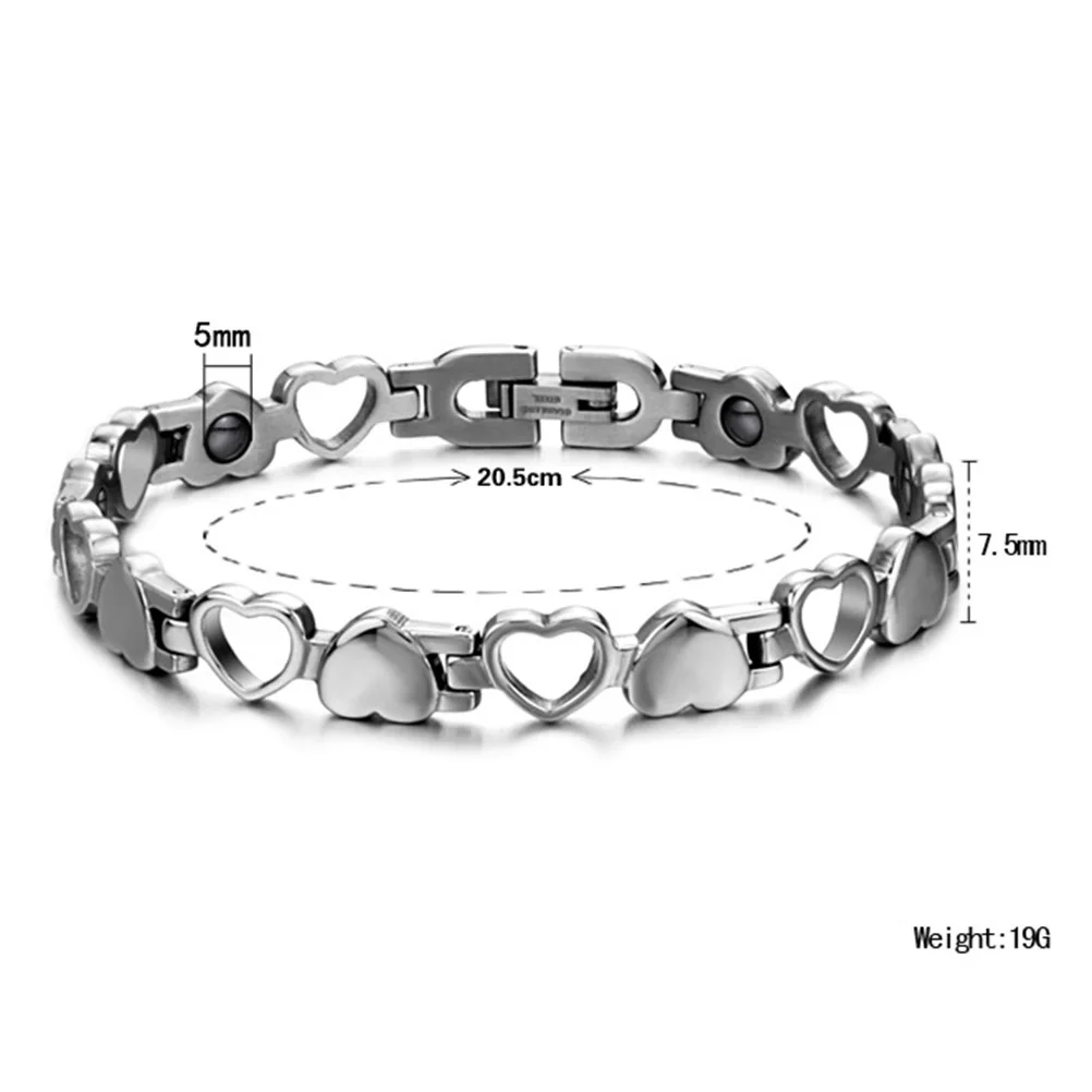 

Love Titanium Steel Bracelet European and American Wristband for Women Chain Link Miss