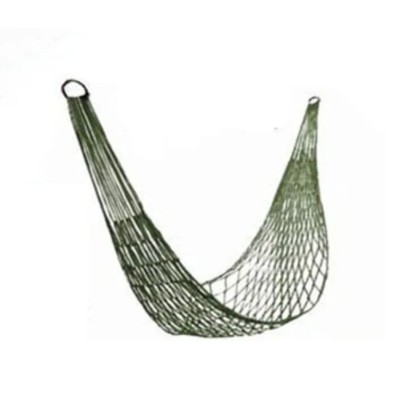 

Fishnet Style Woven Mesh Hammock Relaxing Courtyard Fortified Mesh Hammock Convenient Multifunctional Camping Outdoor Tools