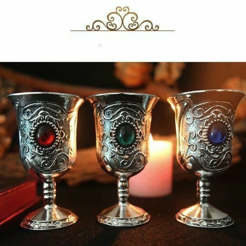 Goblet Wine Glass Gothic Wicca Pagan Mystical Tankard Coffee Beer Goblet  Mystic Wicca Fan Gift