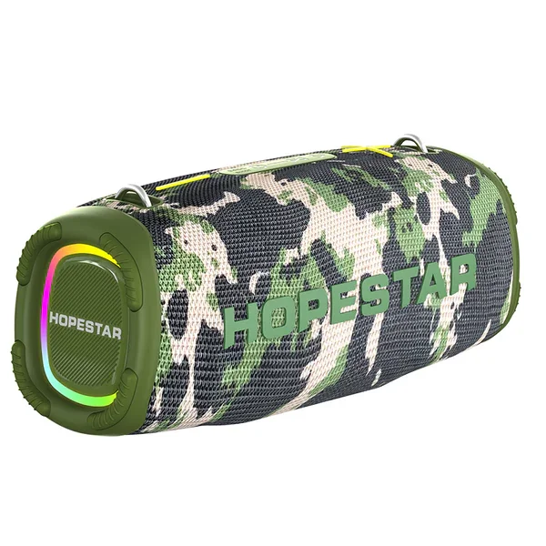 Manufacturer Direct HOPESTAR A6 Max 80W Portable  Speaker IPX6 Waterproof 12000mAh RGB Lights TWS Wireless Mic