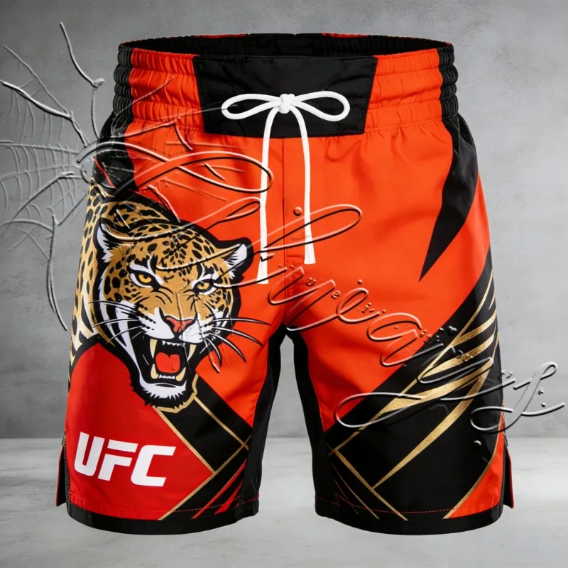 

2026 UFC MMA Lover Outdoor Fitness Sports Quick-Dry Shorts Men's Boxing Fighting Comprehensive Training Breathable Boxing Pants