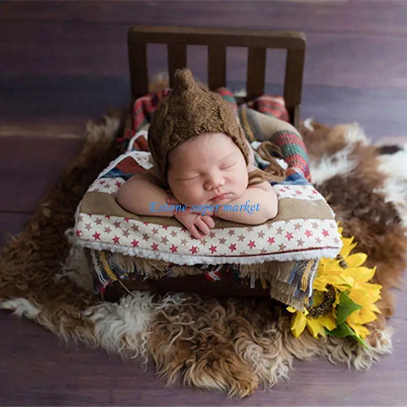 090B Bed Baby Photography Props Photo Crib Photography Baby Bed Accessories