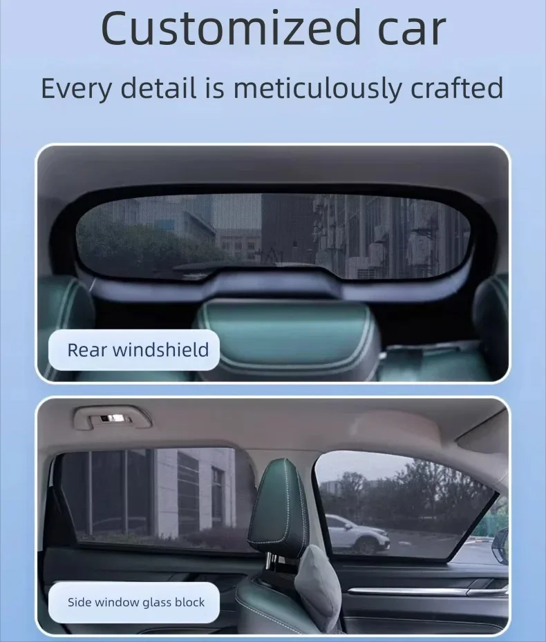 For Toyota RAV4 XA50 MK5 2019~2025 Car Mesh Sunshade Sunscreen Magnetic Window Sun Visor Curtains Shade Cover Auto Accessories view 3