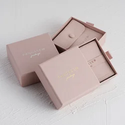 20PCS Custom Logo Rose Gold Luxury Bracelet Pendant Ring Gift 1200g Paper Jewelry Packaging Drawer Box for Wedding, Birthday