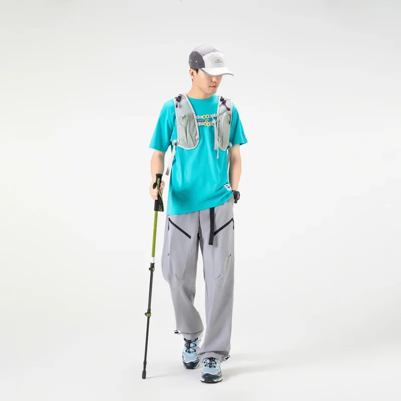 

New loose and casual straight leg pants for men's outdoor sports hiking and mountaineering in autumn and winter