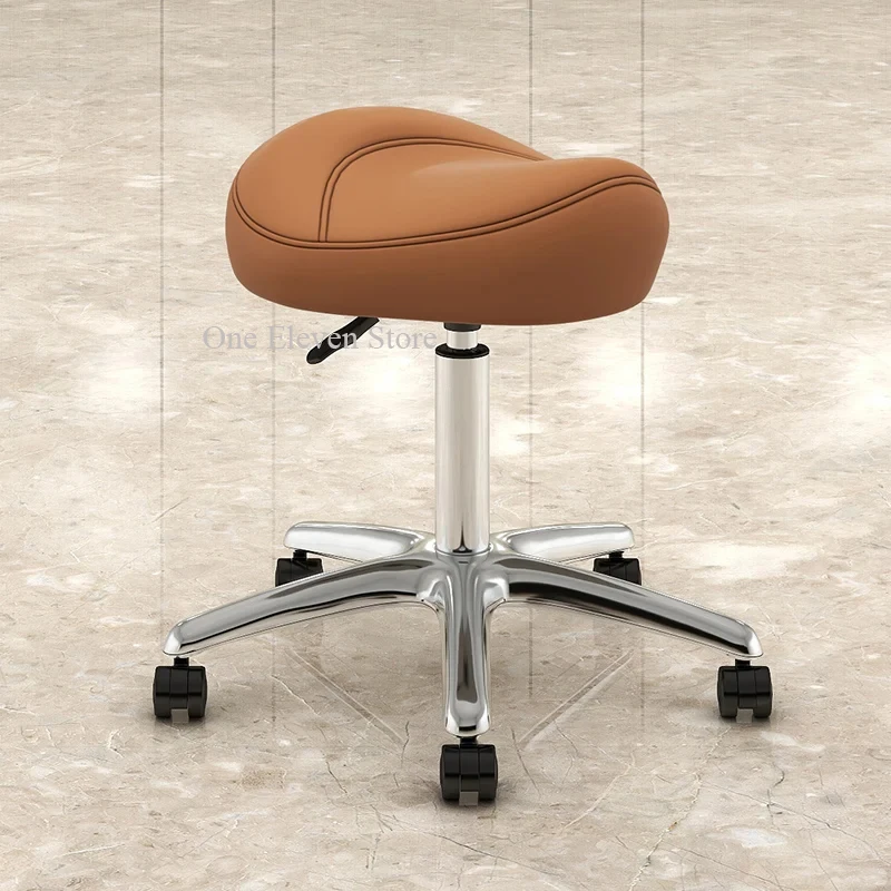 Beauty Salon Saddle Chair Furniture Barber Lifting Rotating Chair Tattood Manicure Gaming Barber Shop Hairdressing Bench Stools