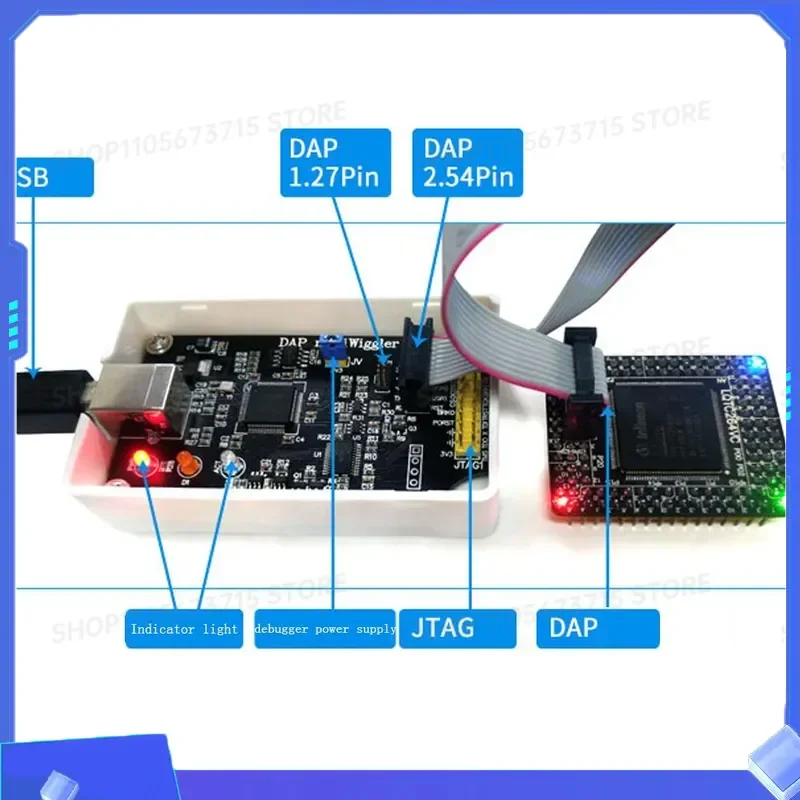 for FORDAP MiniWiggler Emulator Downloader Programmer Debugger Read Write TC264 Support XC800 XC2000 XE166 XMC1000 XMC400