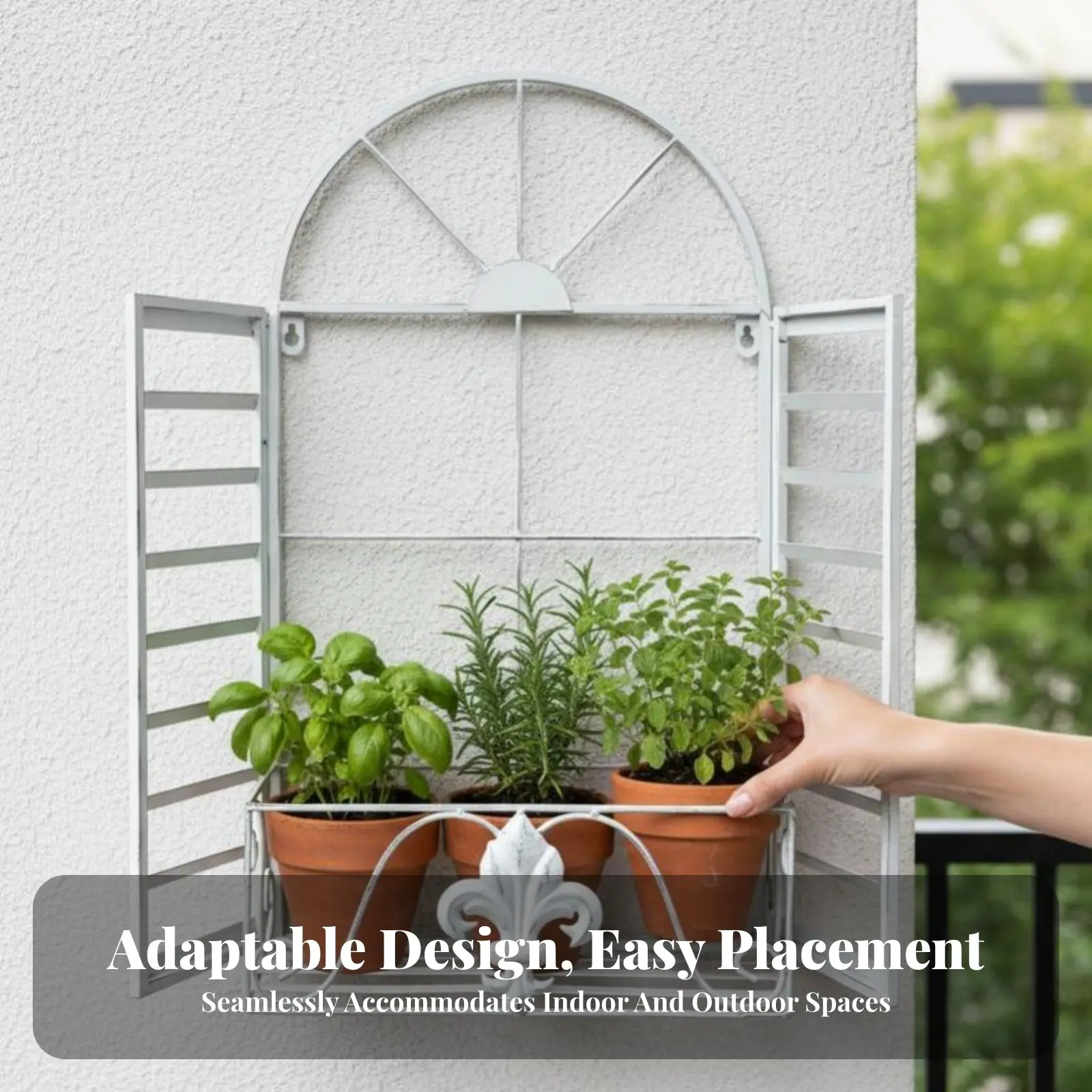portavaso-con-cornice-ad-arco-in-stile-rurale-americano-e-design-retro-finitura-anticata-per-balcone-corridoio