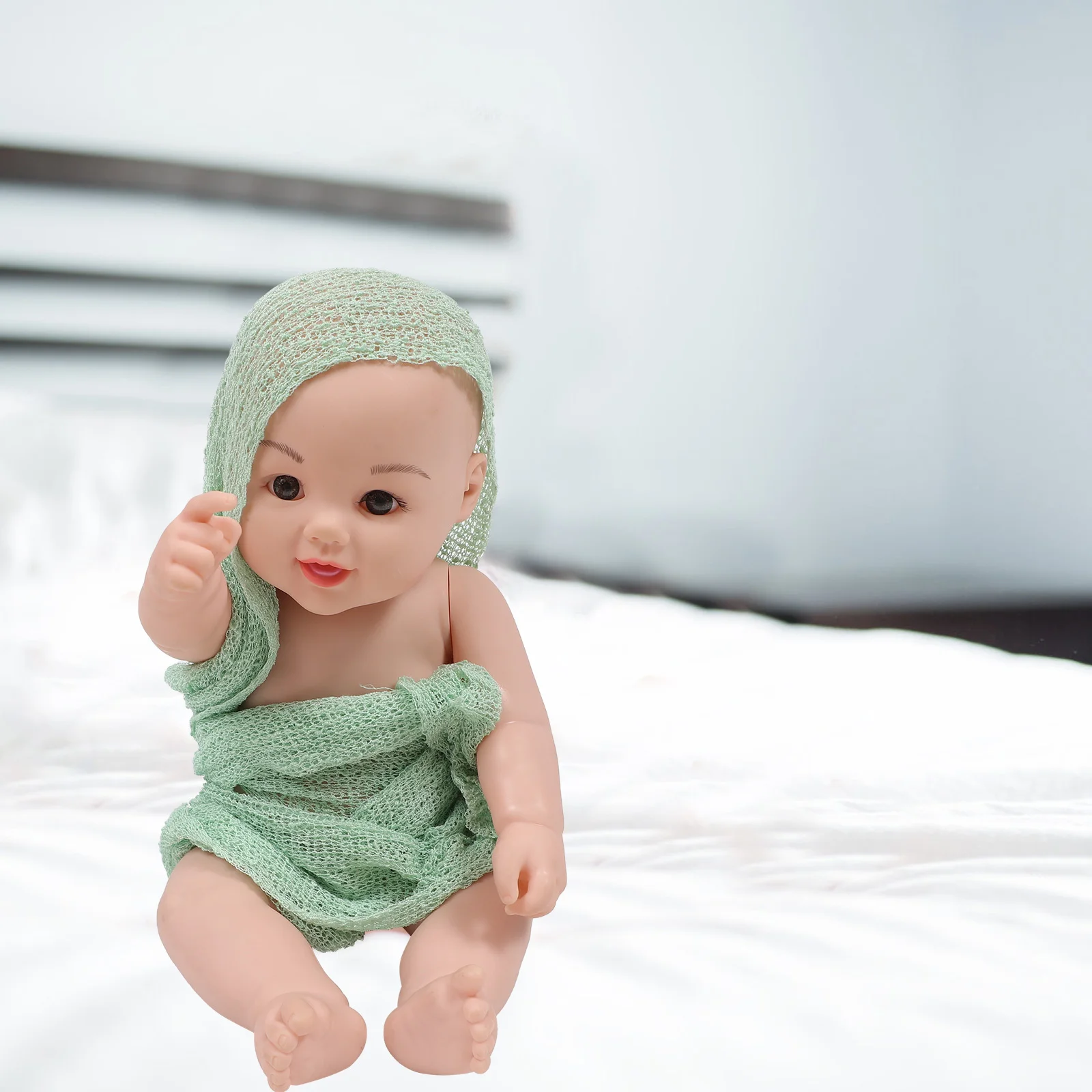 

Super Stretchy Pink Newborn Baby Photography Photo Prop Long Wrap Baby Stretch Wrap DIY Maternity Props