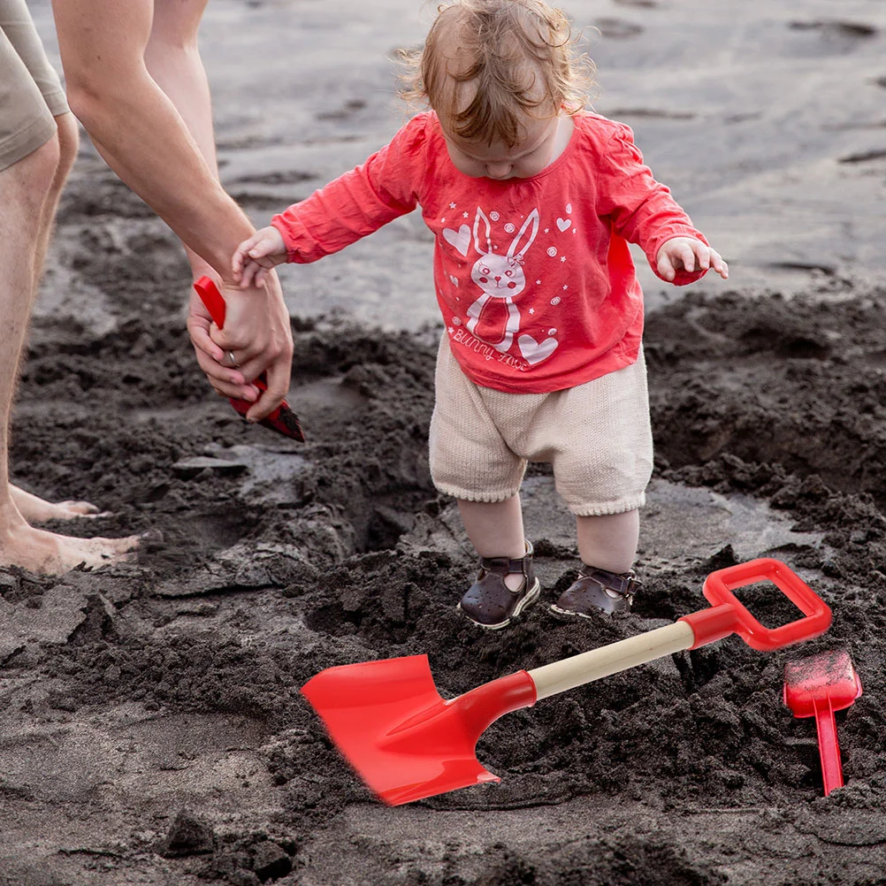 3-częściowe łopaty plażowe dla dzieci Zabawki na zewnątrz Kolorowe małe gra nad morzem z zestawem piasku Dziecko wielokrotnego użytku