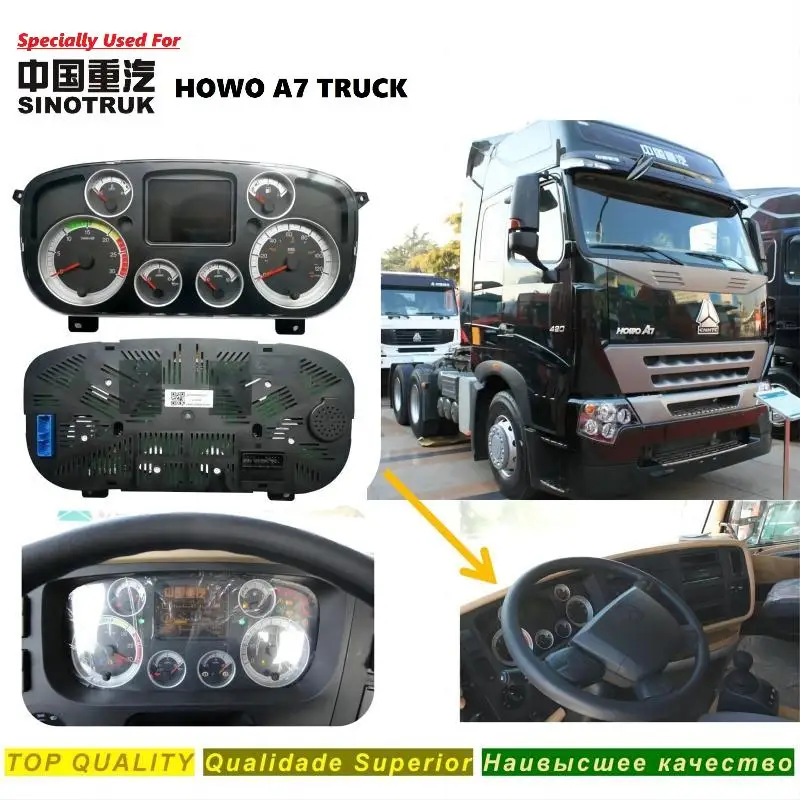 

CLOSE OUT ! SINOTRUK HOWO A7 Original Quality Dashboard Assembly WG9918580011 Truck Combination Instrument Part for HOWO