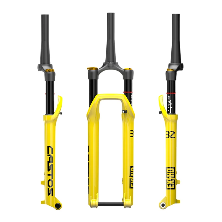 STLF Magnesium Aluminum Front Air Spring Bicycle Suspension Fork 27.5 29 Air Suspension MTB Bike Fork