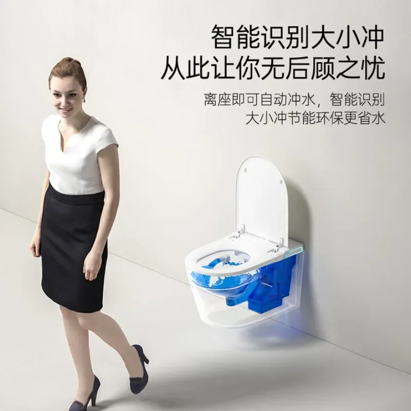 Banheiro inteligente montado na parede