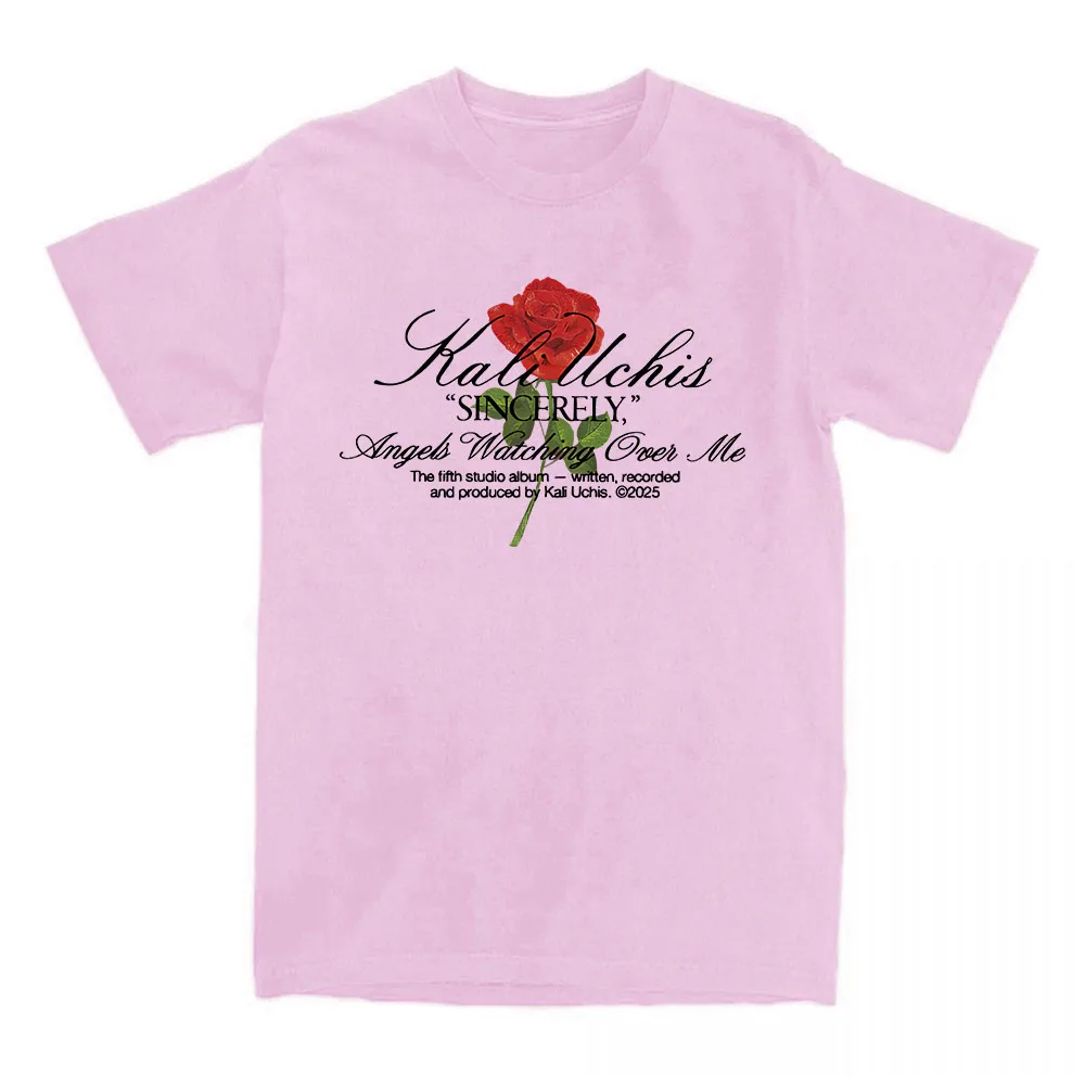 بصدق ارتفع تي شيرت كالي UCHIS المغني الجرافيك بلايز قصيرة الأكمام القطن الإناث تي شيرت النساء الرجال الملابس عادية فضفاض تيز