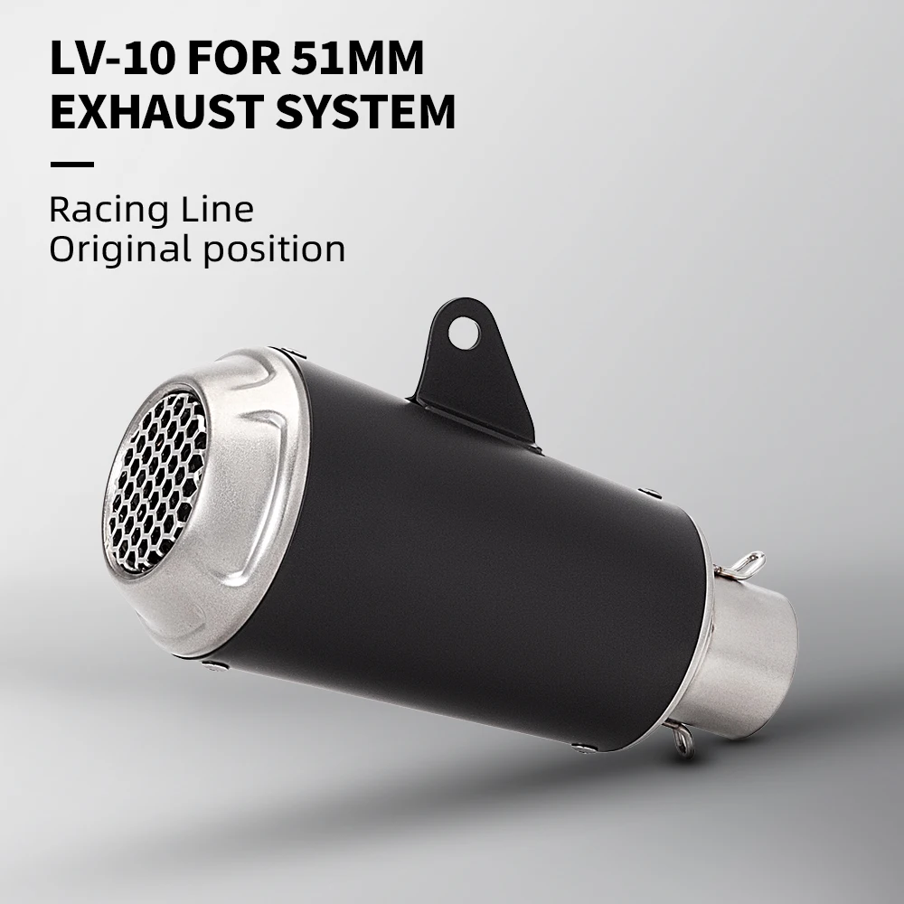 

Универсальный 51 мм мотоциклетный модифицированный глушитель DB Killer для Ninja 250 Z900 CBR300R R1 R3 R6