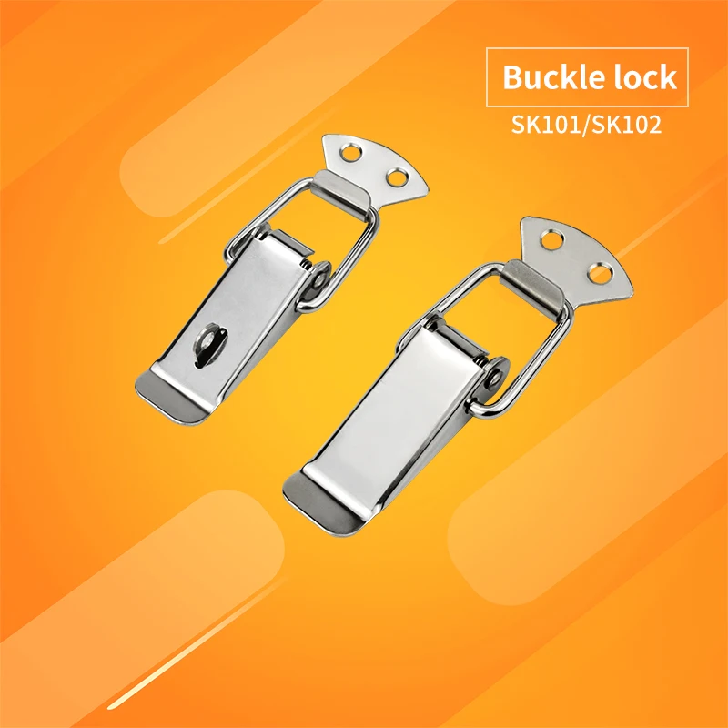 Stainless Steel Case Clasp Aviation Case Clasp Tool Case Clasp Case Padlock Clasp Clasp Clasp Spring Duck-Bill Clasp