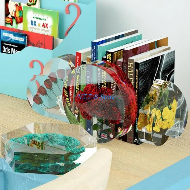 T21F شكل قلب مكعبة مكعب غلاف من السيليكون قالب مجوهرات راتنجات الايبوكسي صب المجوهرات أداة صنع Craft بها بنفسك الحرفية ديكورات #3