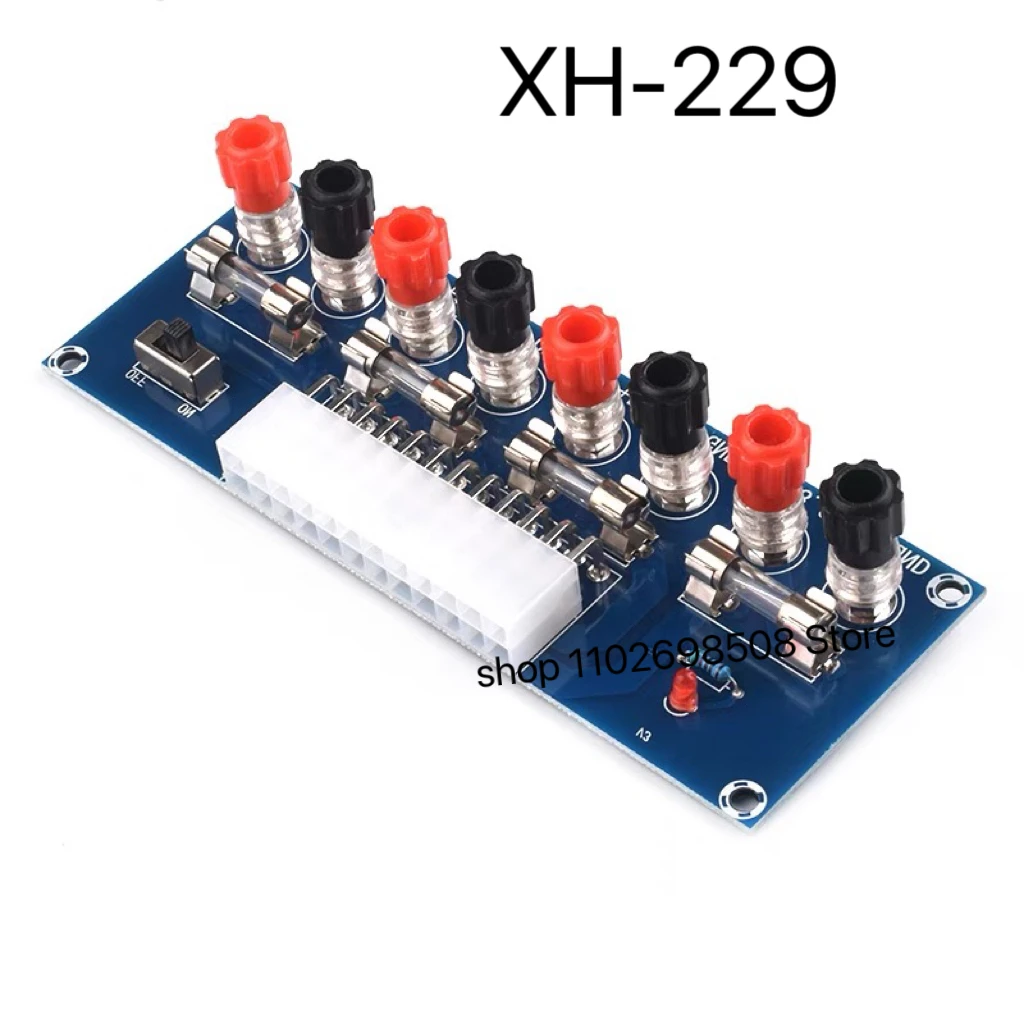 XH-M229 Desktop PC Chassis Power ATX Transfer to Adapter Board Power Supply Circuit Outlet Module 24Pin Output Terminal 24 Pins