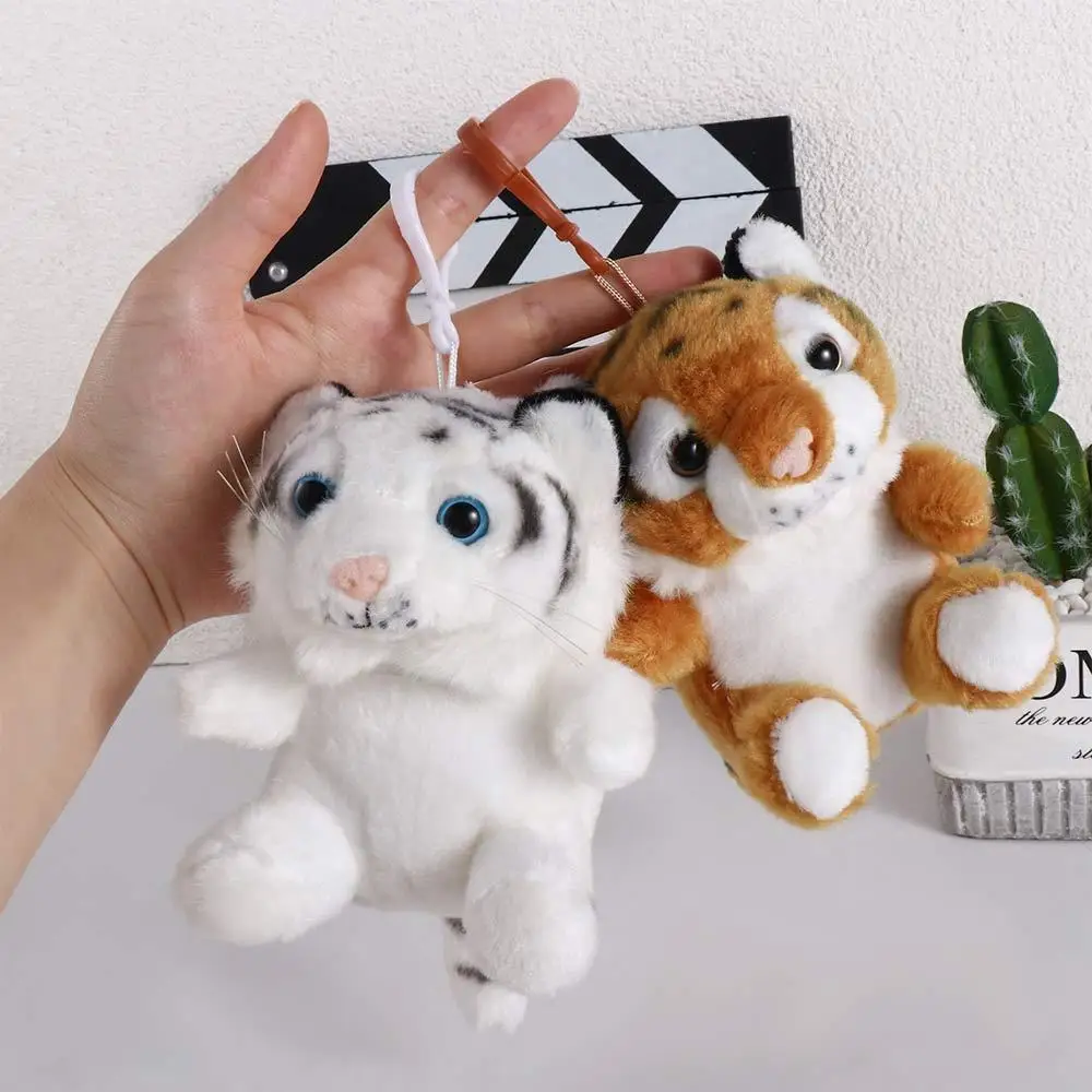 Children Little Tiger Men Cartoon Design Chinese Style Pendant Car Key Ring Ornaments Women Key Chain Cute Animal Coin Purse