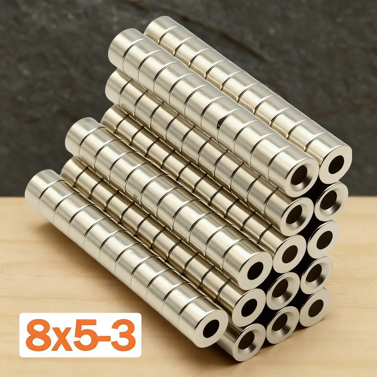 

8x5-3mm Super Strong Magnet N35 Round With Holes Magnetic NdFeB Neodymium Magnet Powerful Disc imanes Refrigerator Magnets