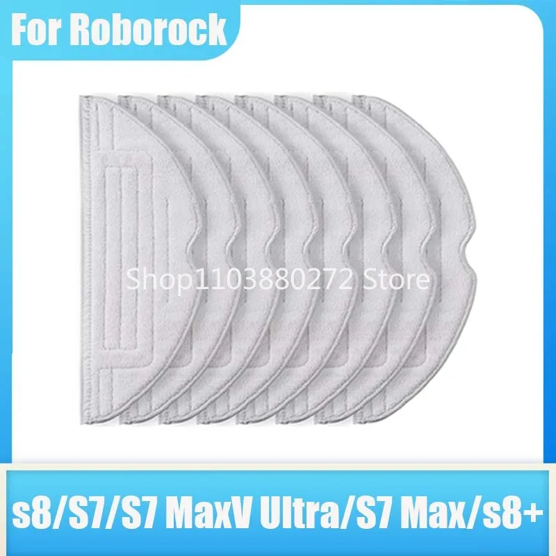 Mop Cloths For Roborock S7 Maxv Ultra S7 Max S8 Pro Ultra S7 Maxv Plus S8+ S70 S75 T7s T7s+ Rag Parts Mop Pads Accessories