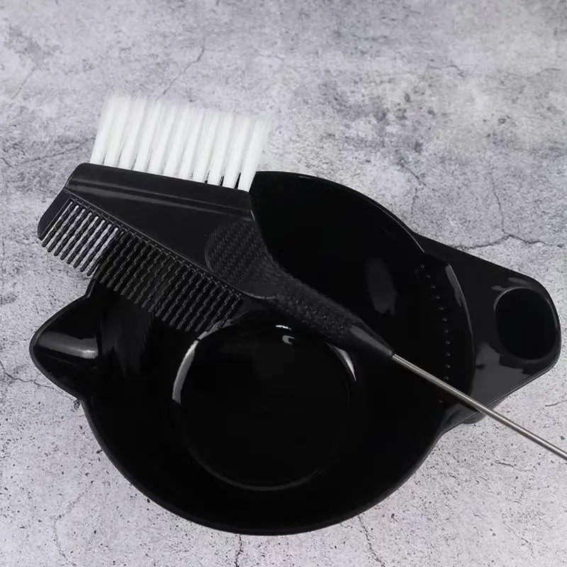 New 1PC Professional Dual-Sided Design Hair Coloring Brushs Even Color Application Hair Tint Brush Rat Tail Comb Salon Use