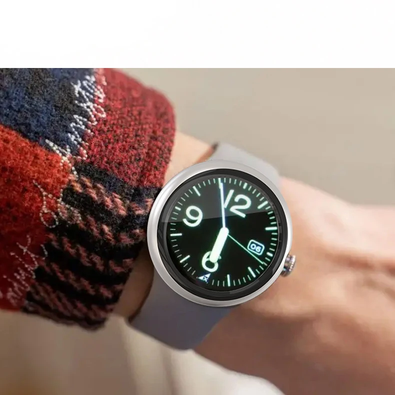 Glass+Case For Google Pixel Watch Tempered PC Cover Screen Protector For Pixel Smart Watch Bumper Protective Shell Accessories