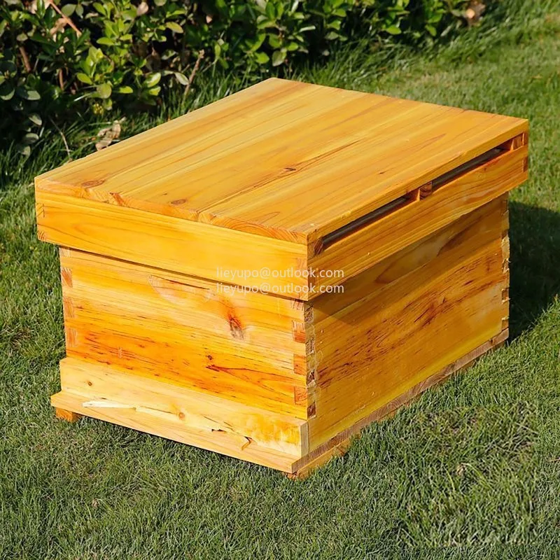 Fir seven-frame beehives Beeswax coated treatment Standard honeycomb frame