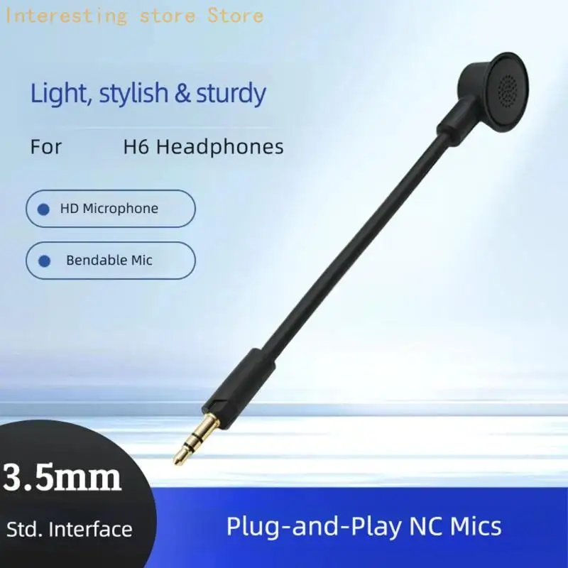 3,5-mm-Headset-Boom-Mikrofon für H6 H9 II mit flexibler Voice-Chat-Positionierung 55KC – Detail 8
